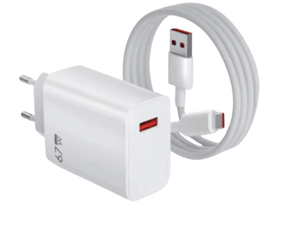 Carregador USB GaN 67W 3/4A de Carregamento Rápido