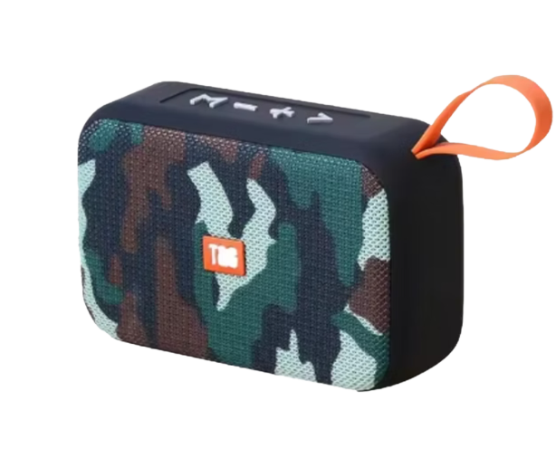 Coluna Bluetooth Portátil T&G TG506 Verde Camuflado – 3 W