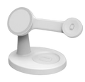 Suporte de Carregamento Magnético Sem Fios 3 em 1 VIKEFON Branco