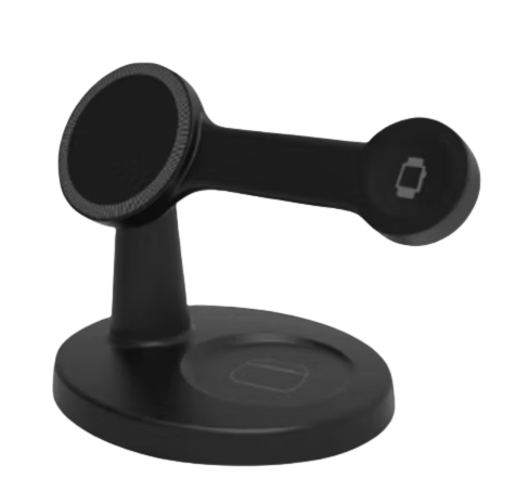 Suporte de Carregamento Magnético Sem Fios 3 em 1 VIKEFON Preto